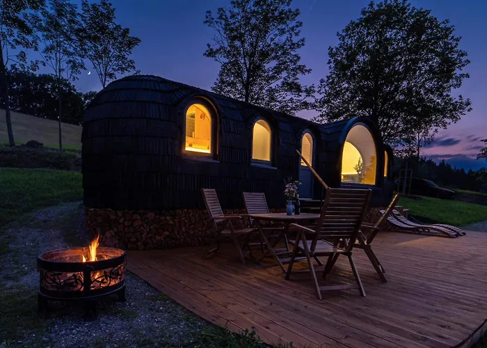 Luksusowy namiot Glamping Skrytin